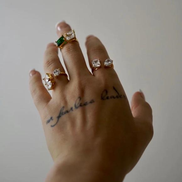 Naturyl Jewelry - 🆕 Naturyl Gem Ring - The Triple Gem Emerald